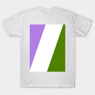 Proud Genderqueer Pride Flag (Proud LGBTQ+ Community Pride Flag) v2 T-Shirt